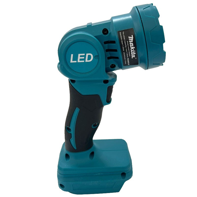 Luz de trabalho LED sem fio Makita Lanterna recarregável Ferramentas elétricas com bateria de 18V Ferramenta de holofote para ambientes internos e externos noturnos