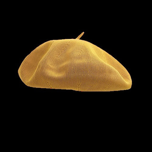 Women's Summer Beret Hat Cotton Breathable Knit Slouchy Beanie Solid Color French Retro Fashion Cap for Women Casual Outfit