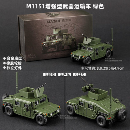 Masdi 1/64 Scania 770S V8 Caminhão Howo HW1006 Militar Verde Liga de Carro Modelo Miniatura Coleção Diecast Enfeite Modelo Hobby Brinquedo