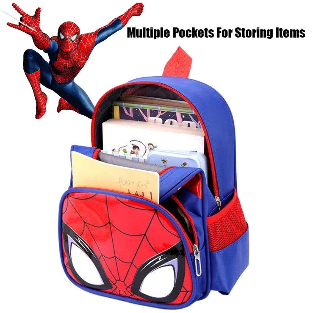 Mochila Escolar Infantil Ultra Leve Disney MARVEL Homem-Aranha Elsa Princesa Kawaii Desenho Animado Meninas Meninos Bolsa de Ombro