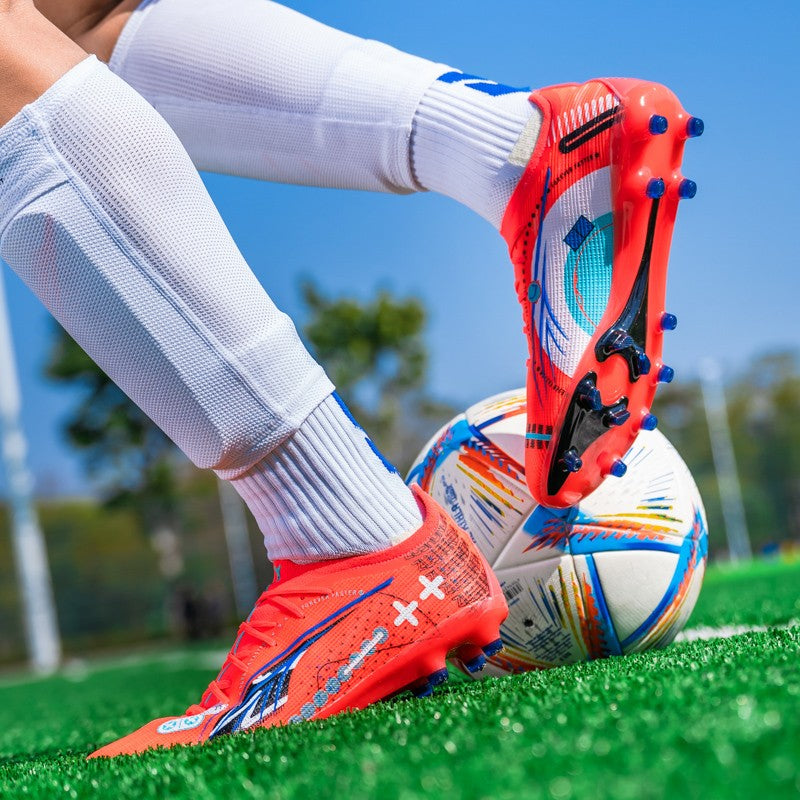 TF/AG Men Football Shoes Society Cleats Professional Soccer Shoes Original Boy Indoor Football Field Boots Sneaker Non Slip
