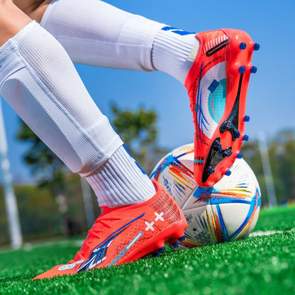 TF/AG Men Football Shoes Society Cleats Professional Soccer Shoes Original Boy Indoor Football Field Boots Sneaker Non Slip