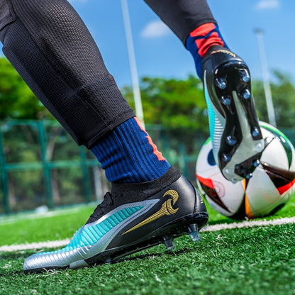 High Quality Mens Soccer Shoes TF/FG Training Football Sneakers Ultralight Non-Slip Turf Soccer Cleats Chuteira Campo 35-45