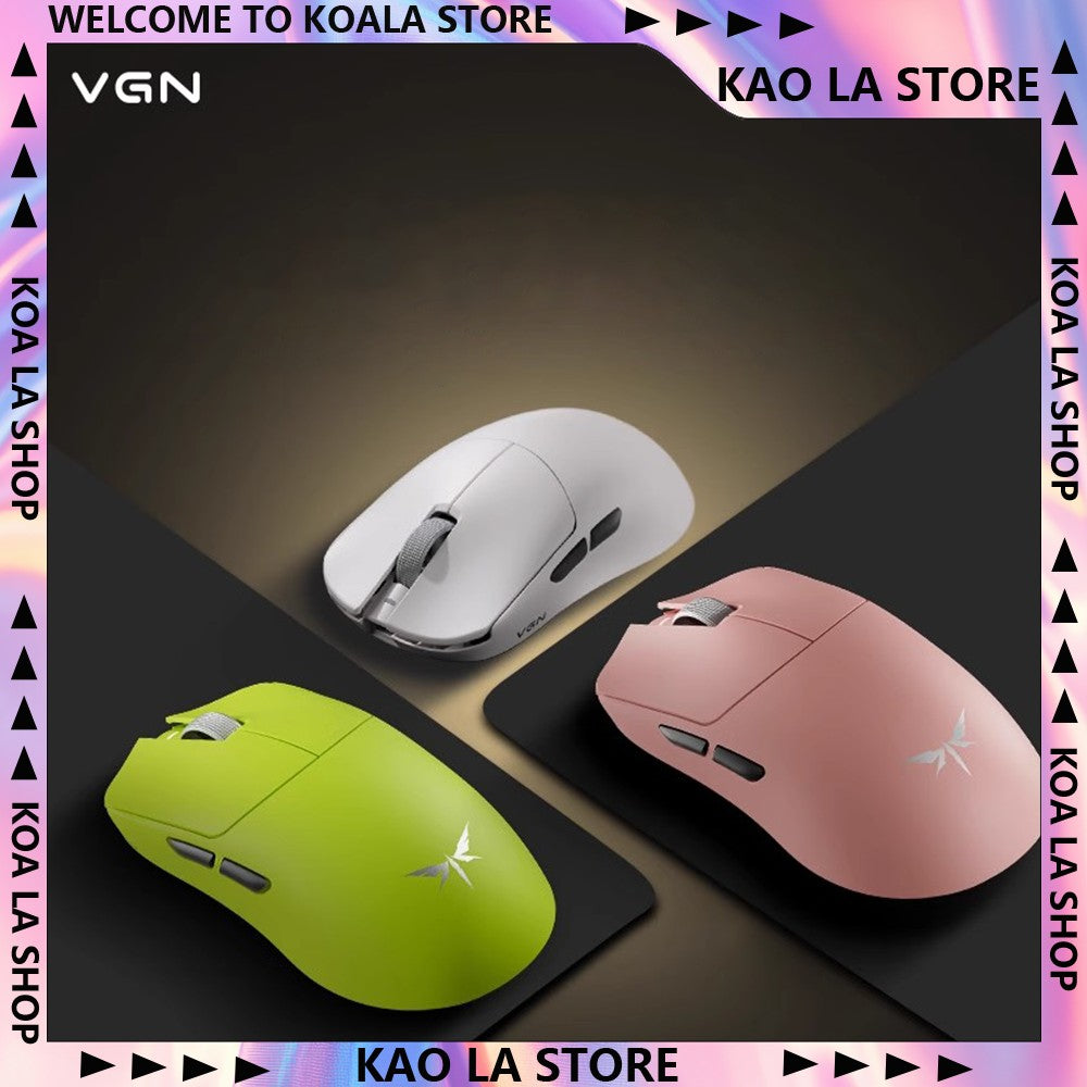 Mouse Gamer VGN Dragonfly F2 Ultra Sem Fio/Com Fio Tri-mode 8k Leve Ergonômico Bateria de Longa Duração Acessórios para Mouse de Laptop