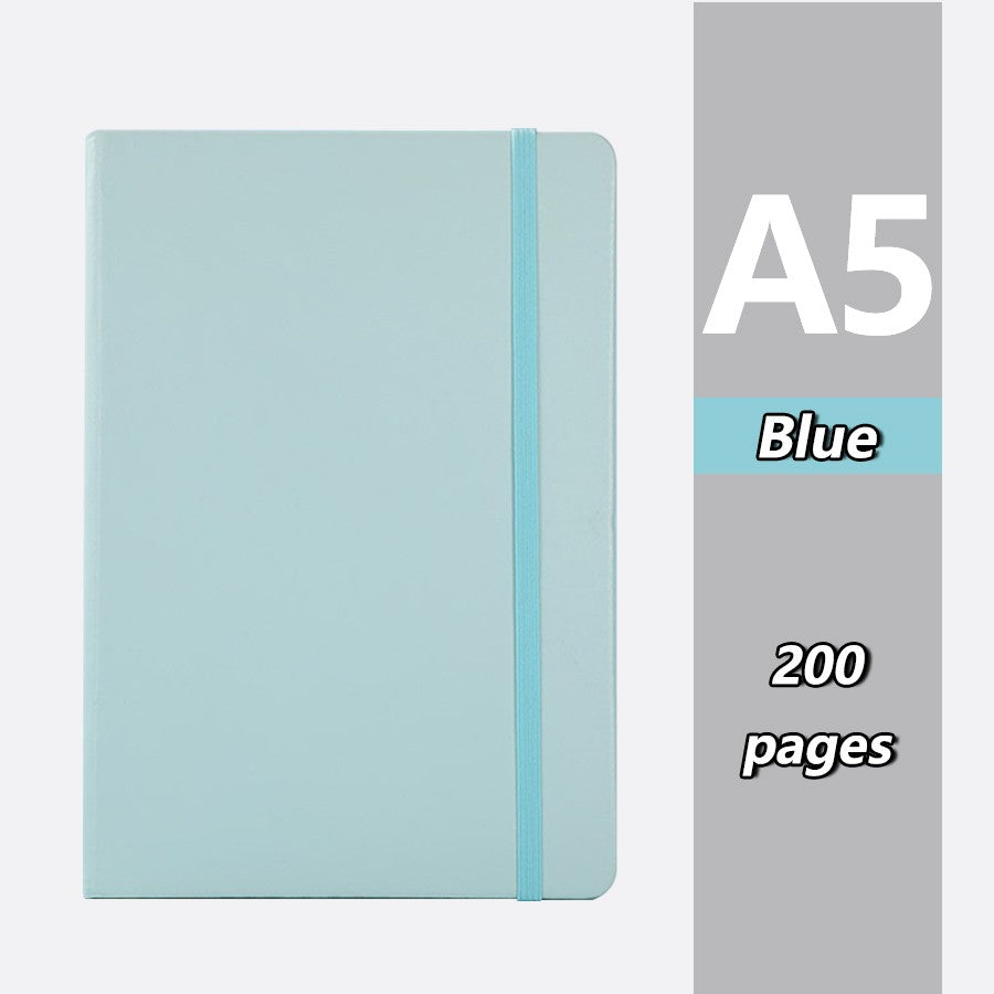 Popular A5 bound notebook, 200 pages, school supplies, agenda, suitable for offices, universities, couples, is the best gift