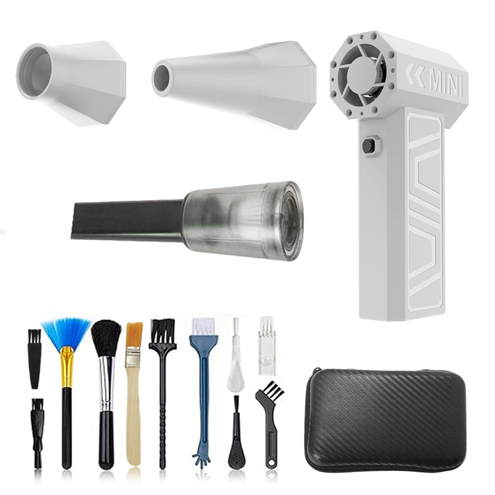 Portable 280000PRM High-speed Turbo Fan Violent with Workinglights 10000mAh Rechargeable Electric Air Duste Home Violent Blower