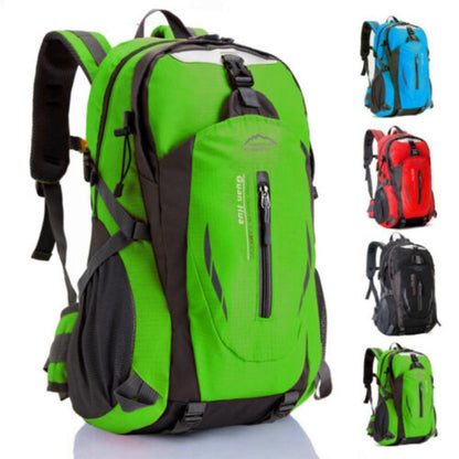 Mochila Grande Impermeável 40L para Camping Trilha Caminhada Viagem ao Ar Livre Durável Nylon
