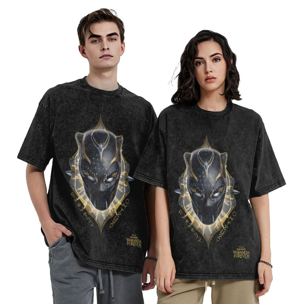 Men's Frgrt T Shirt Black Panther 100% Cotton Clothing Humorous Short Sleeve Crew Neck Tee Shirt 6XL T-Shirts