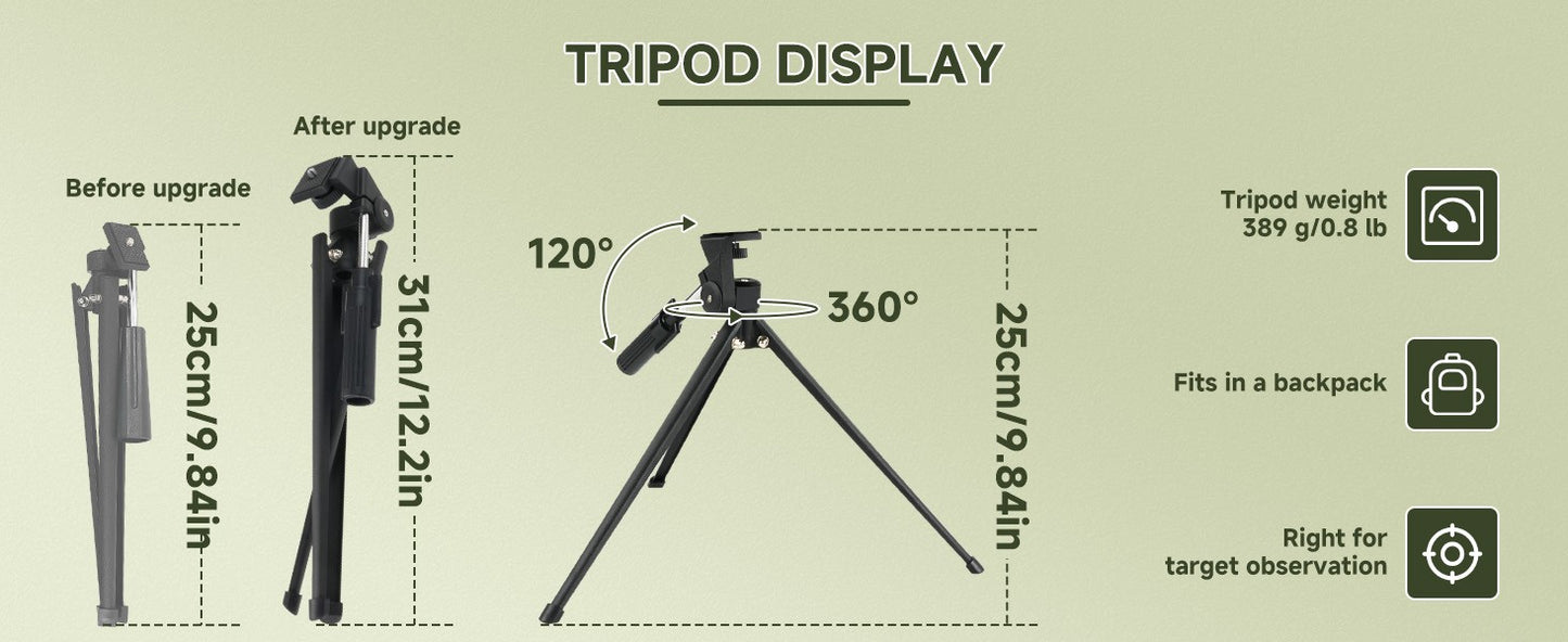 Svbony 25-75x100mm SV28A Lunetas de Observação Anguladas com Tripé e Adaptador de Telefone Telescópio FMC para Observação de Pássaros Observação Diária