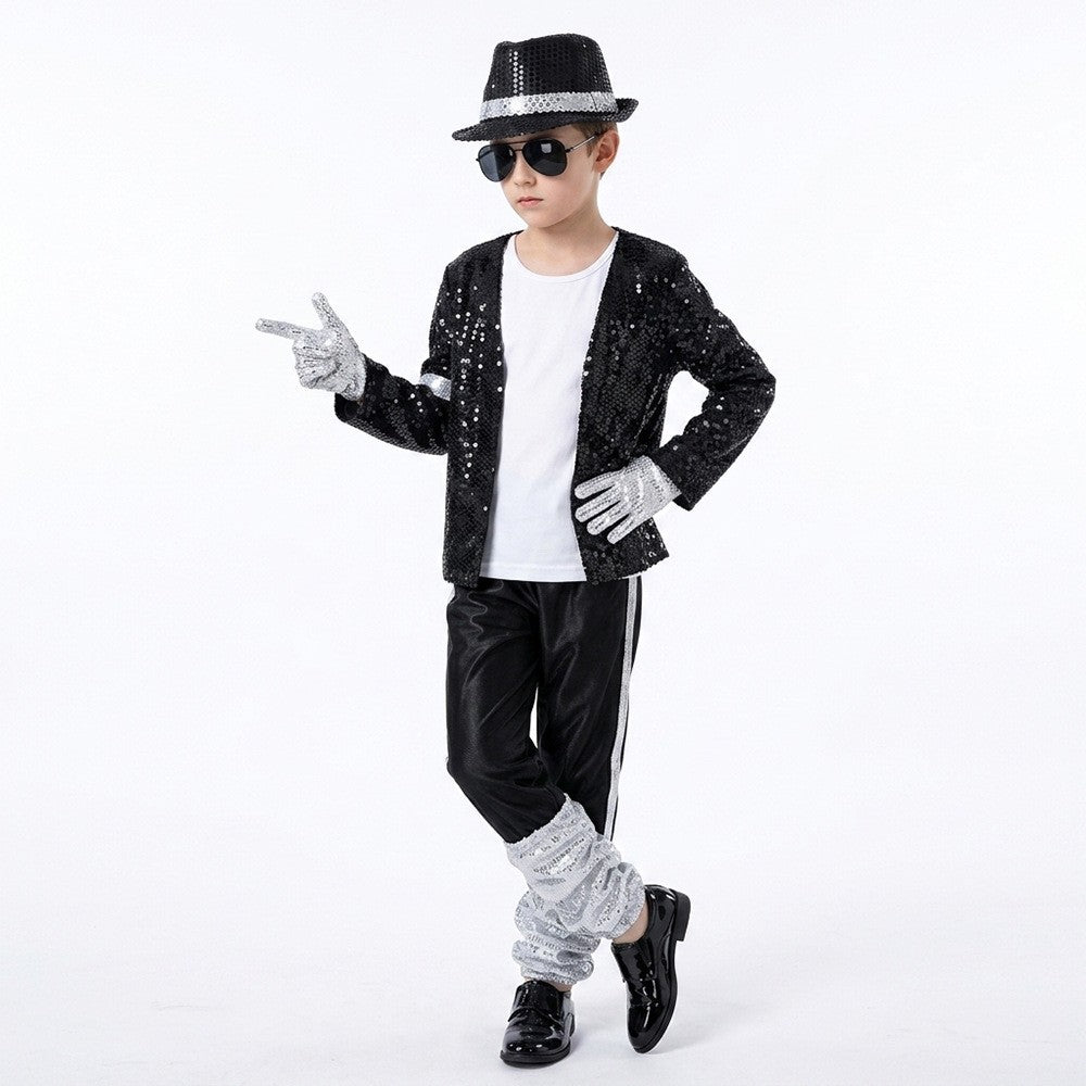 Halloween Coplay outfit for Show Performance Party Michael Jackson Celebrity Birthday Carnival Billie Jean Pop Star MJ costume