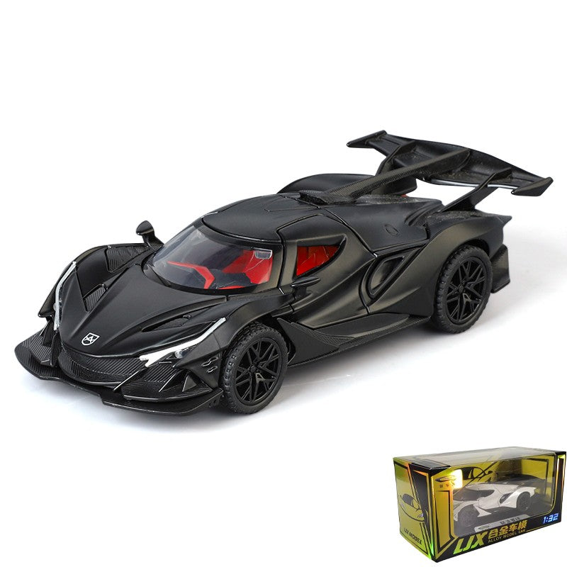 1:32 Apollo IE Miniature Vehicle Mini Alloy Diecast Model Car Metal Sound & Light Collection Hobby Children Toy Car Birthday Boy