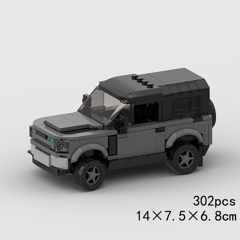 MOC Speed Sports Super Carro de Corrida Blocos de Montar DIY Tijolos Cidade Rally Técnico Grande Veículo de Corrida Presente de Natal Brinquedo