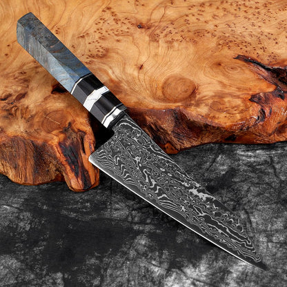 XITUO Damascus Kitchen Knife Set,1-8Piece Professional Knife Sets for Chefs,Japanese Damascus Super Steel Chef Cooking Knife