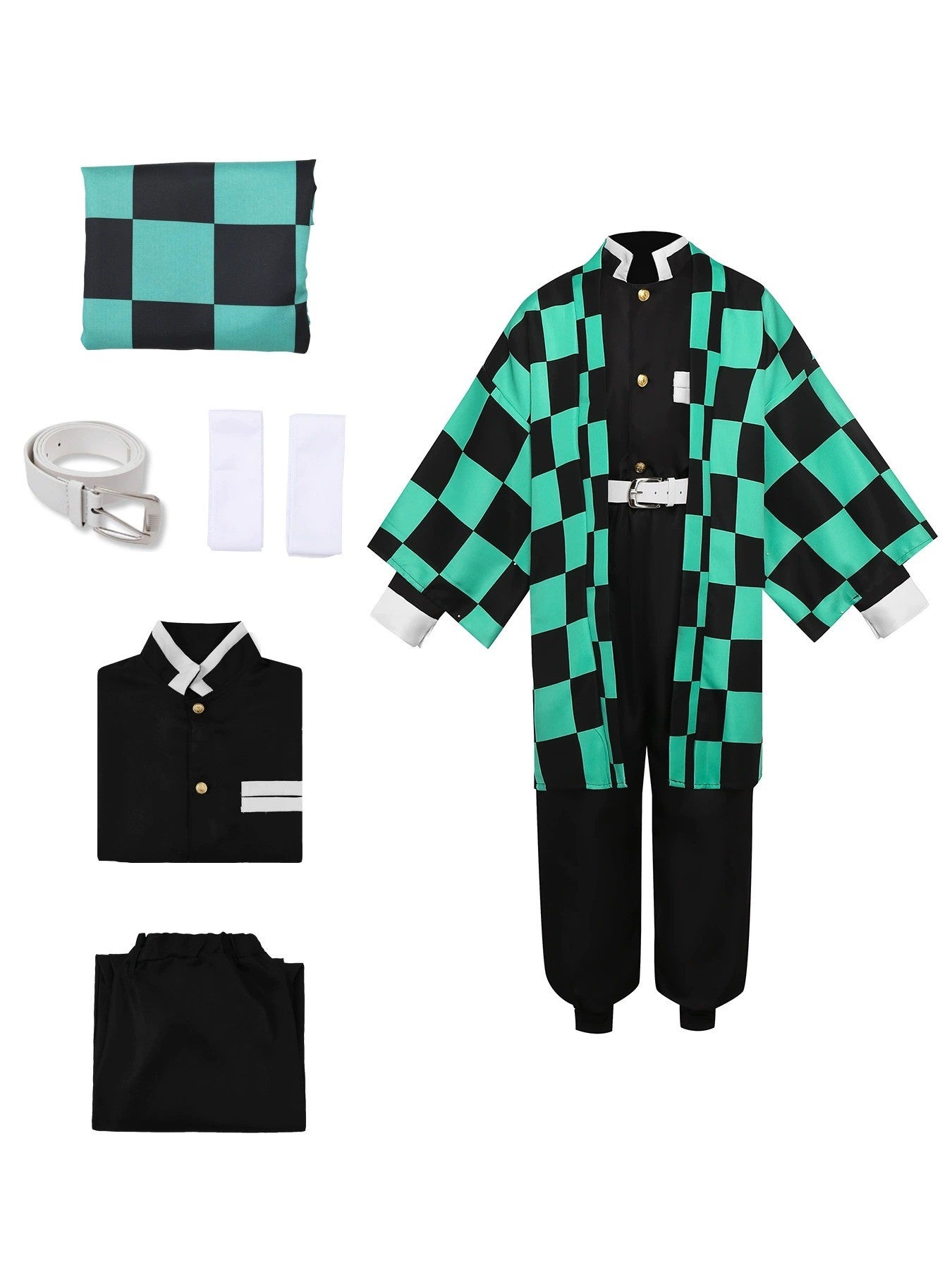 Big size Adult Costume Suit Giyu Tomioka Tomioka Kamado Tanjiro Kamado Nezuko Agatsuma Zenitsu Hashibira Inosuke Shinobu Kocho O