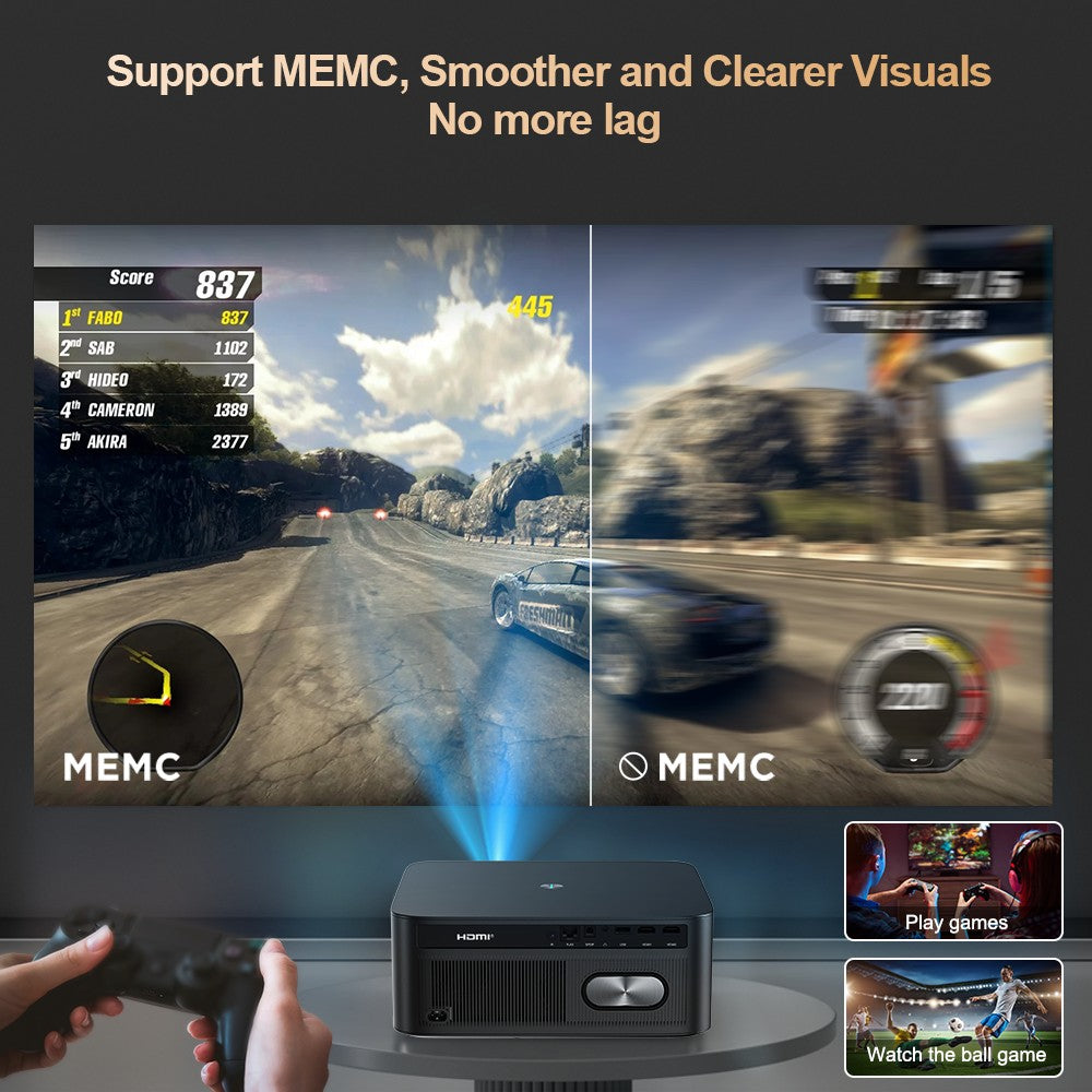 Projetor Portátil ThundeaL TD98Pro 2K 4K Full HD para Filmes e Jogos TD98 Pro 2G 32G Home Theater de Vídeo WiFi Projetor Android