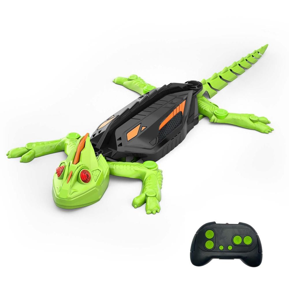 Robô de Brinquedo Lagarto Biomimético Realista RC Escalador de Parede Controle Remoto Gecko Que Escala Vidro e Paredes Lisas Decoração de Interiores de Carros
