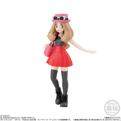 Bonecos Bandai Pokémon Scale World Região Kalos - Serena, Chespin, Quilladin, Greninja, Braixen, Pancham Brinquedo Colecionável de Presente