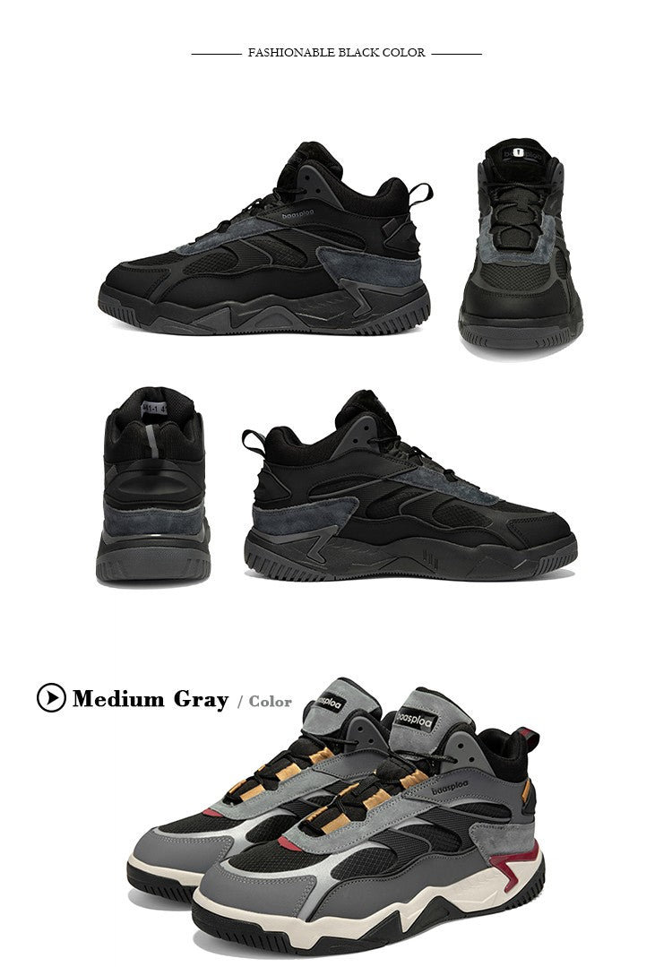 Baasploa New Men's Shoes Outdoors Walking Sneakers Waterproof Shoes Comfort Tenis for Men Non-Slip