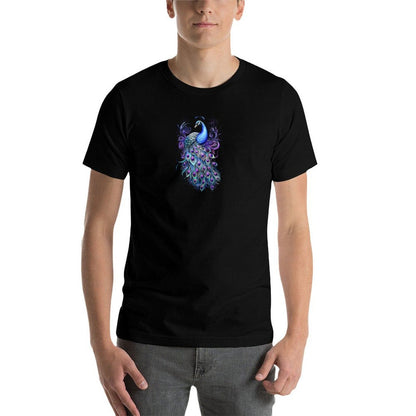 Fantasy Peacock 01 T-Shirt t shirt man luxury cotton t shirts man 100% T-Shirt