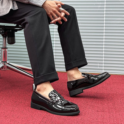 2025New Men Casual Oxford Shoes Genuine Leather Business Tooling Shoes Comfy High Quality Outdoor Antiskid Loafers Walking Shoes