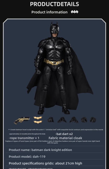 Dc Figures Beast Kingdom Bell Keaton Pattinson Clooney Batman Action Figurebatman Figure Dc Action Figures Model Gift Original