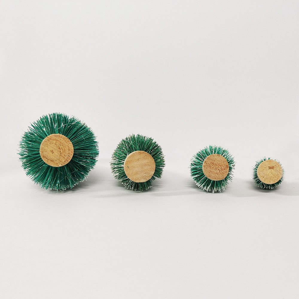 5/8pcs Mini Christmas Trees Small Artificial Christmas Tree Ornament Cedar Pine Sisal Tabletop Merry Christmas Party Decoration