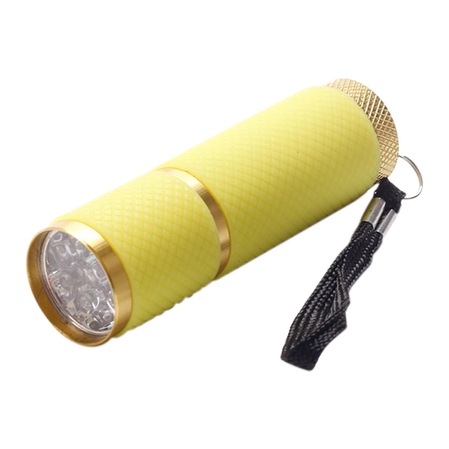 Mini Torch 9 LED Flashlight For Children Adult Aluminum Alloy Night Fishing LED Torch with Lanyard Outdoor Camping Light