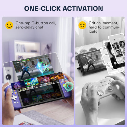 NYXI Hyperion 3 Wireless Switch 2 Joycon Gaming Purple