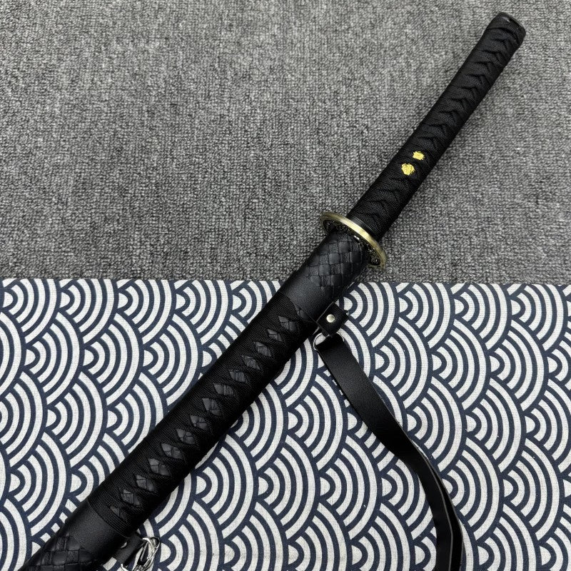 Quality Rosewood Blade Japanese Samurai Katana Sword Wooden Saya Fit Exercise Training Cosplay Props Unsharp