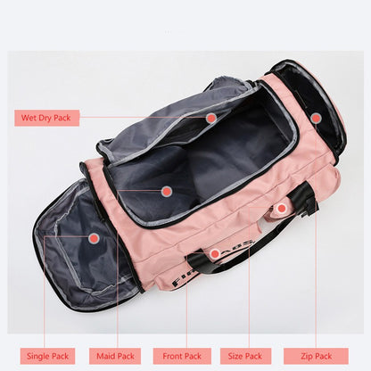 Gym Bags For Men Backpack Women Large Capacity Sports Duffle Traveling Bag With Shoes Compartment Sac De Yoga Sport Dropshipping