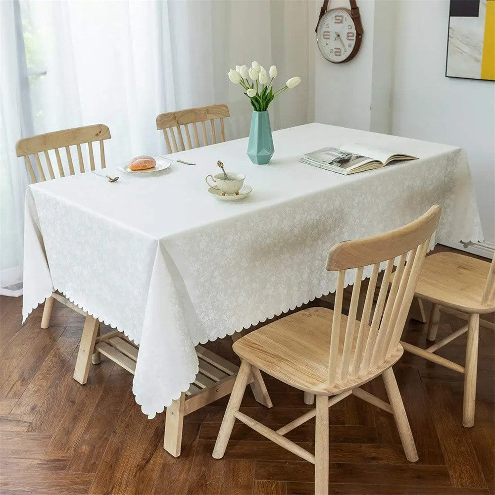 Olanly Waterproof Table Cloth Nordic Rectangular Tablecloth Round Tablecloth Non-slip Table Cover For Wedding Decor Dining Table