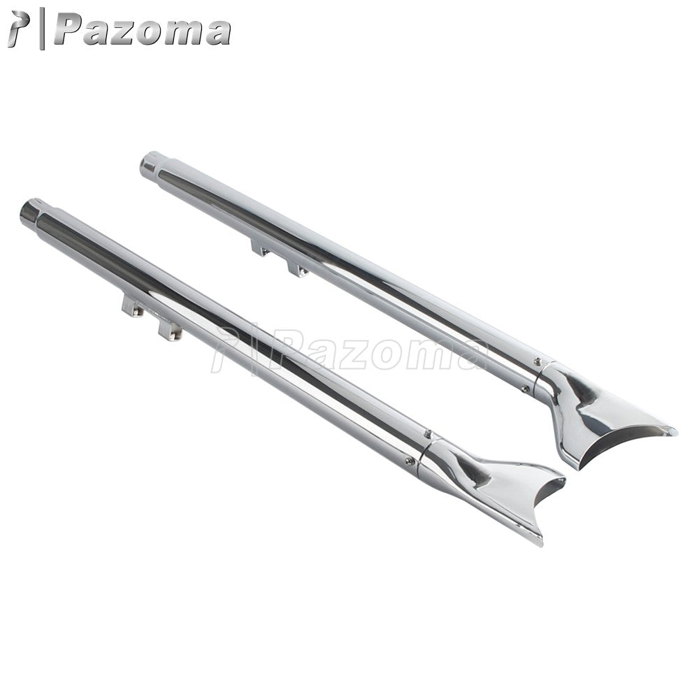 For Harley Softail Breakout Standard Slim Deluxe 2007-17 Motorcycle 33/36/39/42" Fishtail Exhausts Slip On Exhaust Pipe Muffler