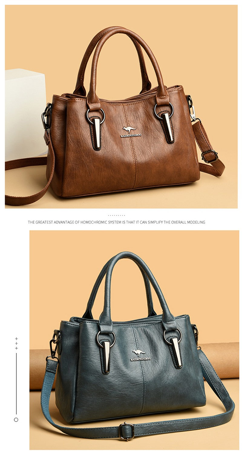 High Quality Cow Leather Ladies Handbags Fashion Luxury Female Messenger Tote Bags Women Genuine Leather Shoulder Crossbody Sac