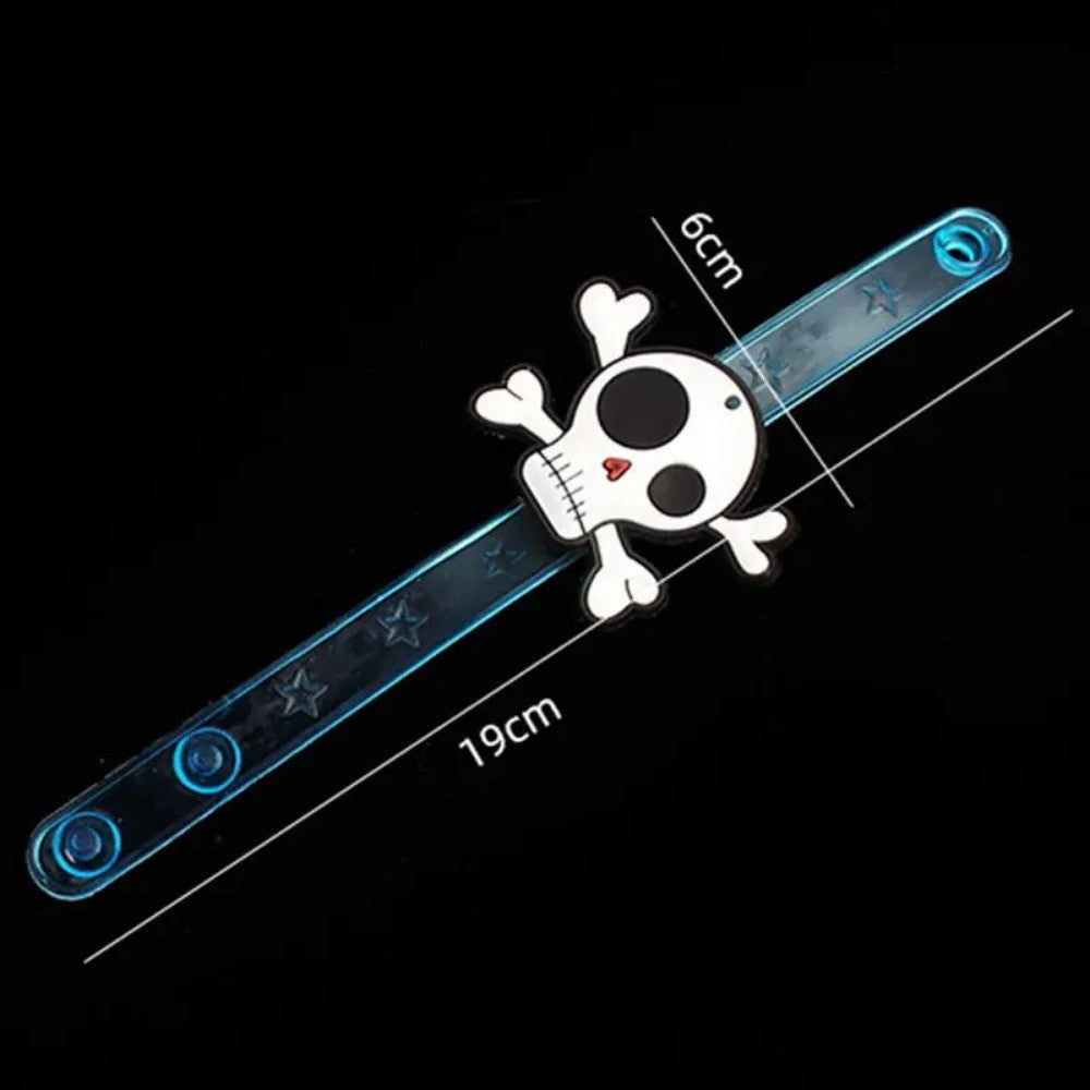 12-36Pcs Glowing Halloween Bracelets Rings Children Toys Props Halloween Party Decoration Treat Kids Party Gift Pinata Fillers