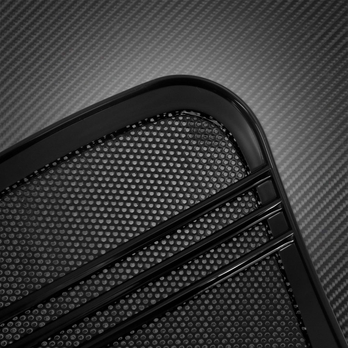 Grades do Alto-falante de Motocicleta Tri-Line Preto Tampas da Buzina da Grade Para Harley Touring CVO Road Glide FLTRX Special FLTRXS 2015-2023