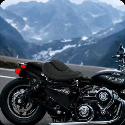 Para Harley Davidson 883R 883C 883 883L XL1200 Sportster 1200 Banco 2005 2006 2010-2020 Assento Modificado Almofada de Couro