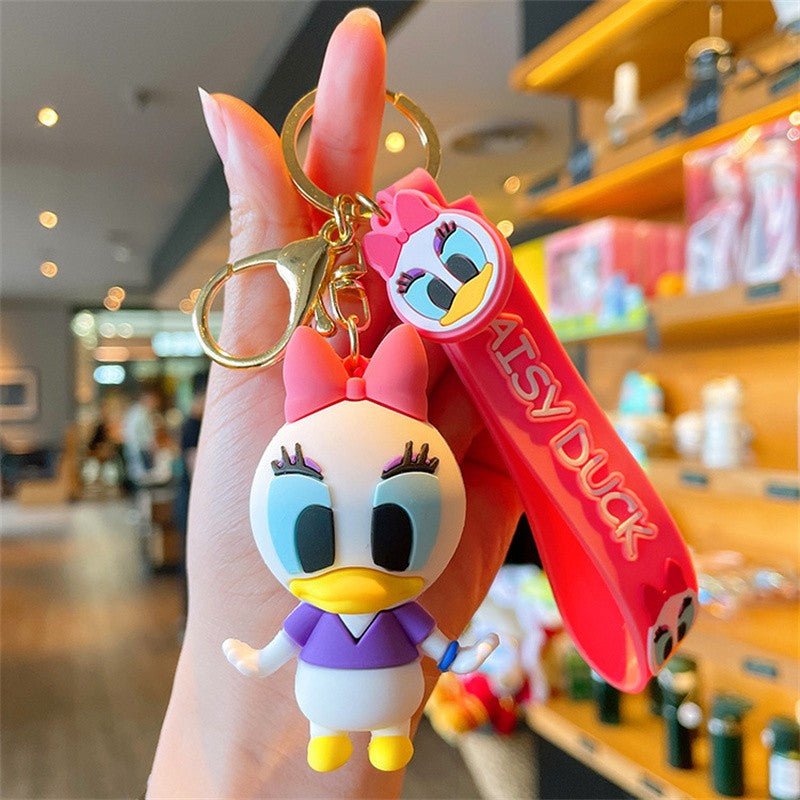 New Kawaii Anime Disney Keychain Toy Story Personalized Variety of Cartoon Doll Keyring Key Chain Car Pendant Kids Toys Gifts