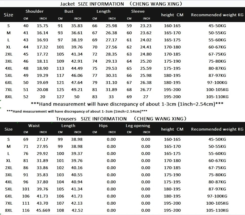 S-8XL (Blazer+ Pants) Men's Fashion Business Casual Outdoor Gentleman Trend Single Breasted Wedding Slim-fit British Style Suit