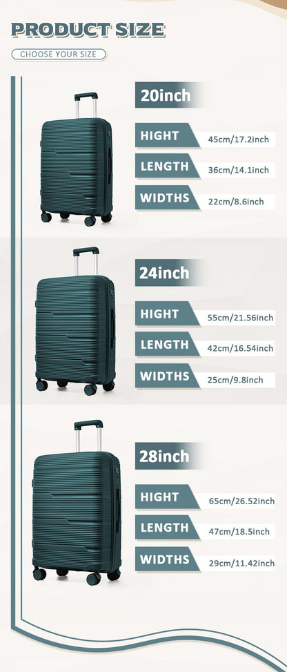 Mala de viagem com rodinhas, novo design 2024, para homens e mulheres, bagagem de mão 20 polegadas, mala de bordo 24 28 polegadas