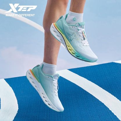 Xtep Reactive Coil 12.0 Running Shoes Male's 2025 Summer Elasticity Sports Shoes Rebound Cushioning Sneakers 975219110045