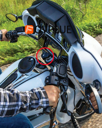 Acessório para motocicleta, moldura para ignição Tri-Line, para Harley Touring Electra CVO Road Glide Street Glide FLHX 2014-2025