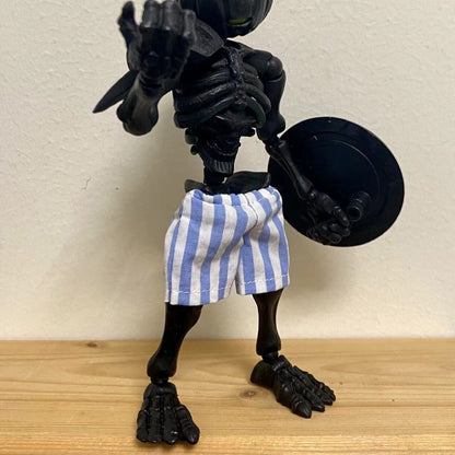 Snk Metal Slug Anime Shf New Baitaro Shorts Listrados Feitos à Mão É Adequado para Todos Eles Brinquedos Humanoides Móveis 1/12