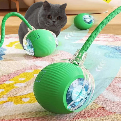 Novo Brinquedo de Bola Interativo para Gatos, Bola Rolante Automática Recarregável para Gatos, Brinquedo Interativo Inteligente para Gatinhos, Brinquedo de Bolas Inteligentes para Gatos