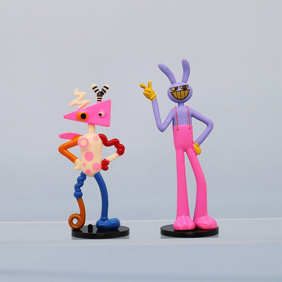 8 unids/set el increíble circo Digital figura de Anime Ragatha/Jax/Pomni figura de acción colección de PVC modelo muñeca juguete