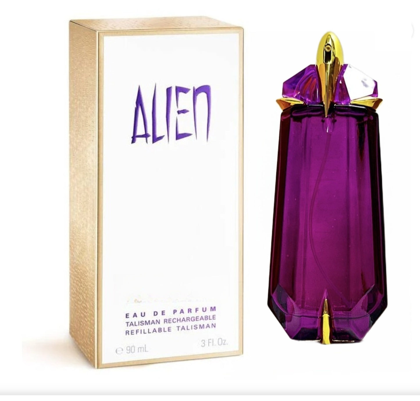 Perfume Âmbar Mugler Alien, Fragrância de Jasmim, Adequado para Todos os Cenários, Perfume Capilar com Aroma de Longa Duração, 90ml, Acenda Você