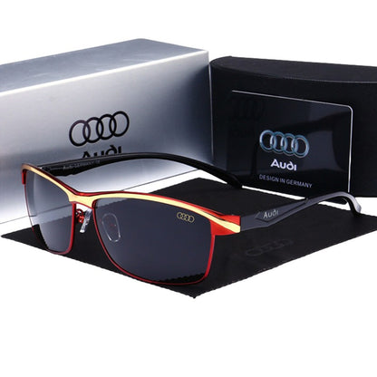 Audi Polarized UV400 Driving Sunglasses for Men/Women Square Frame Glasses Wholesale Gift for Auto Enthusiasts 557