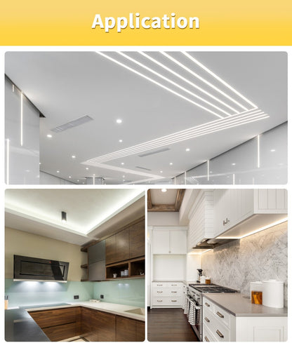 24V 12V COB LED Strip Light 8mm 320LEDs/M High Density Flexible Diode Tape Ribbon for Room Decor 1M 2M 3M 5M 10M Linear Dimmable