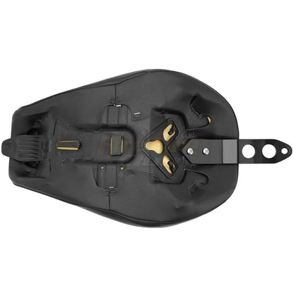 Assento Individual do Piloto de Moto Almofada Dianteira Preta Compatível com Harley Sportster XL 1200 883 72 Forty Eight 2016-diante