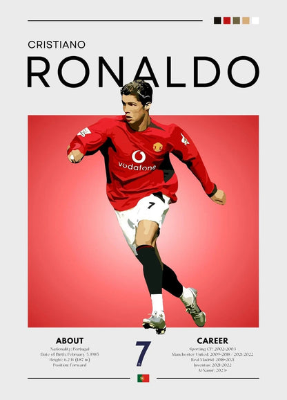 Famous Football Sports Celebrity Posters and Prints Canvas Printing Modern Wall Art Picture for Living Room Home Decor Gifts