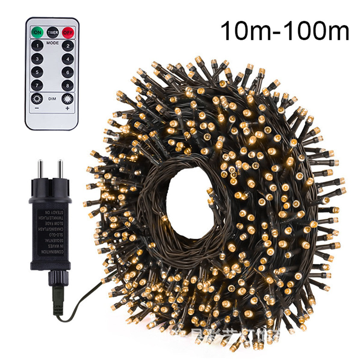 110V/220V Outdoor LED Fairy String Lights 10M-100M Christmas Lights For Garland Wedding Party Holiday Garden Lamp Holiday Decor